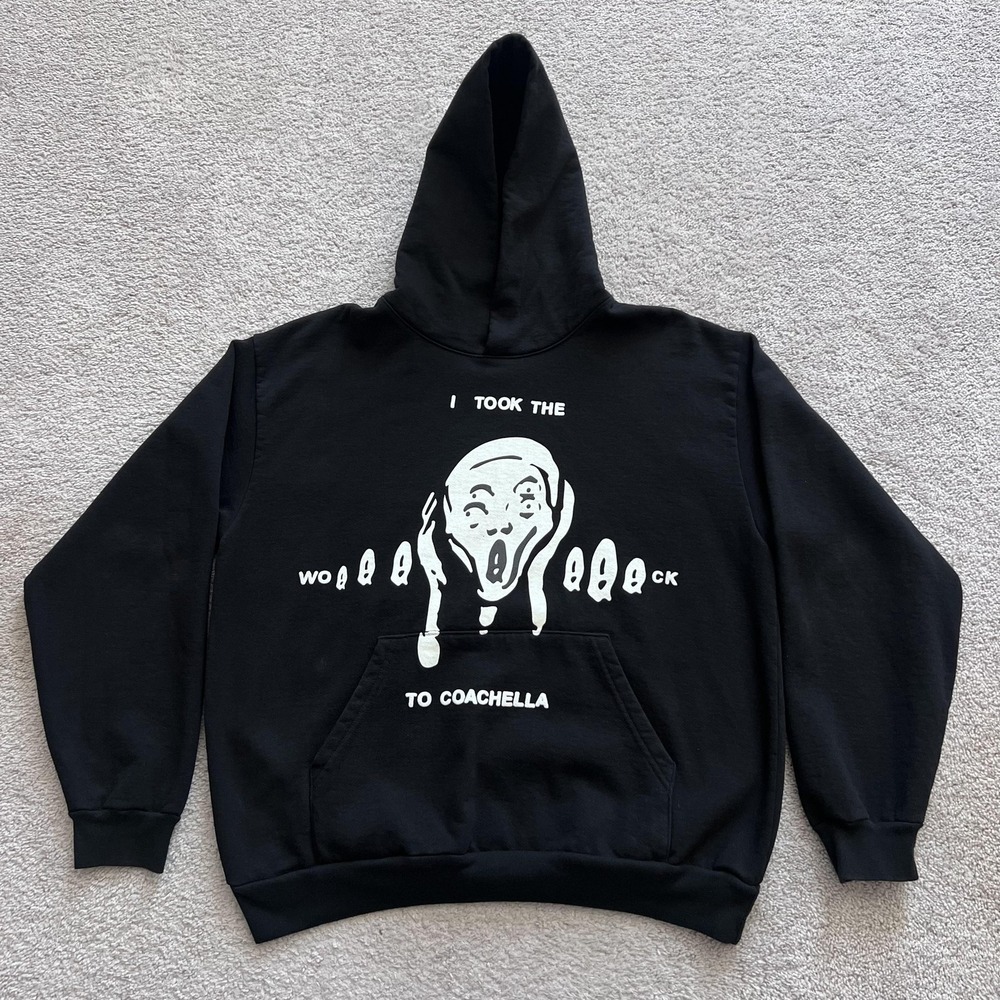 Lil Yachty Cactus Plant Flea Market Hoodie Mens Large Black Coachella Pullover